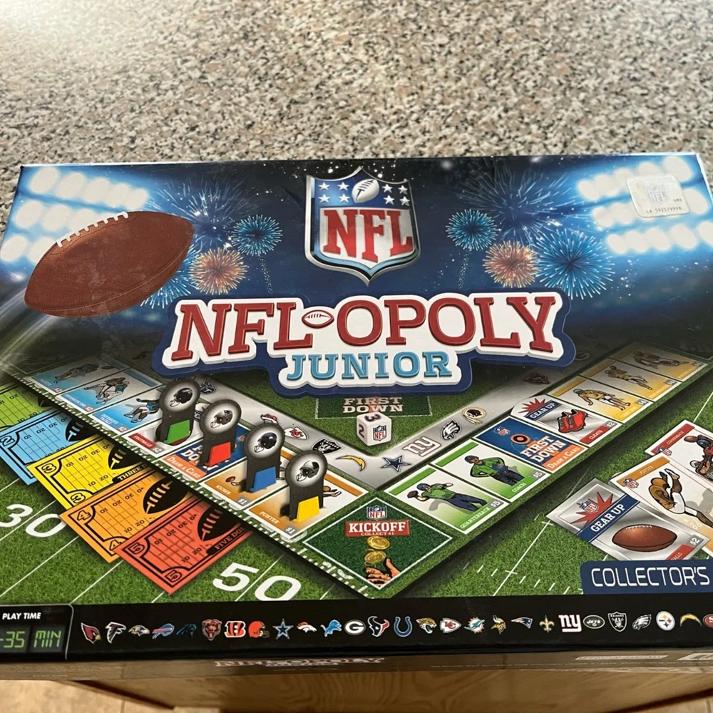 NFL-Opoly Junior Board Game